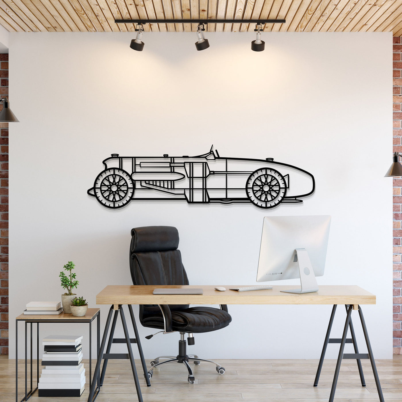 1933 Napier-Railton Metal Car Wall Art