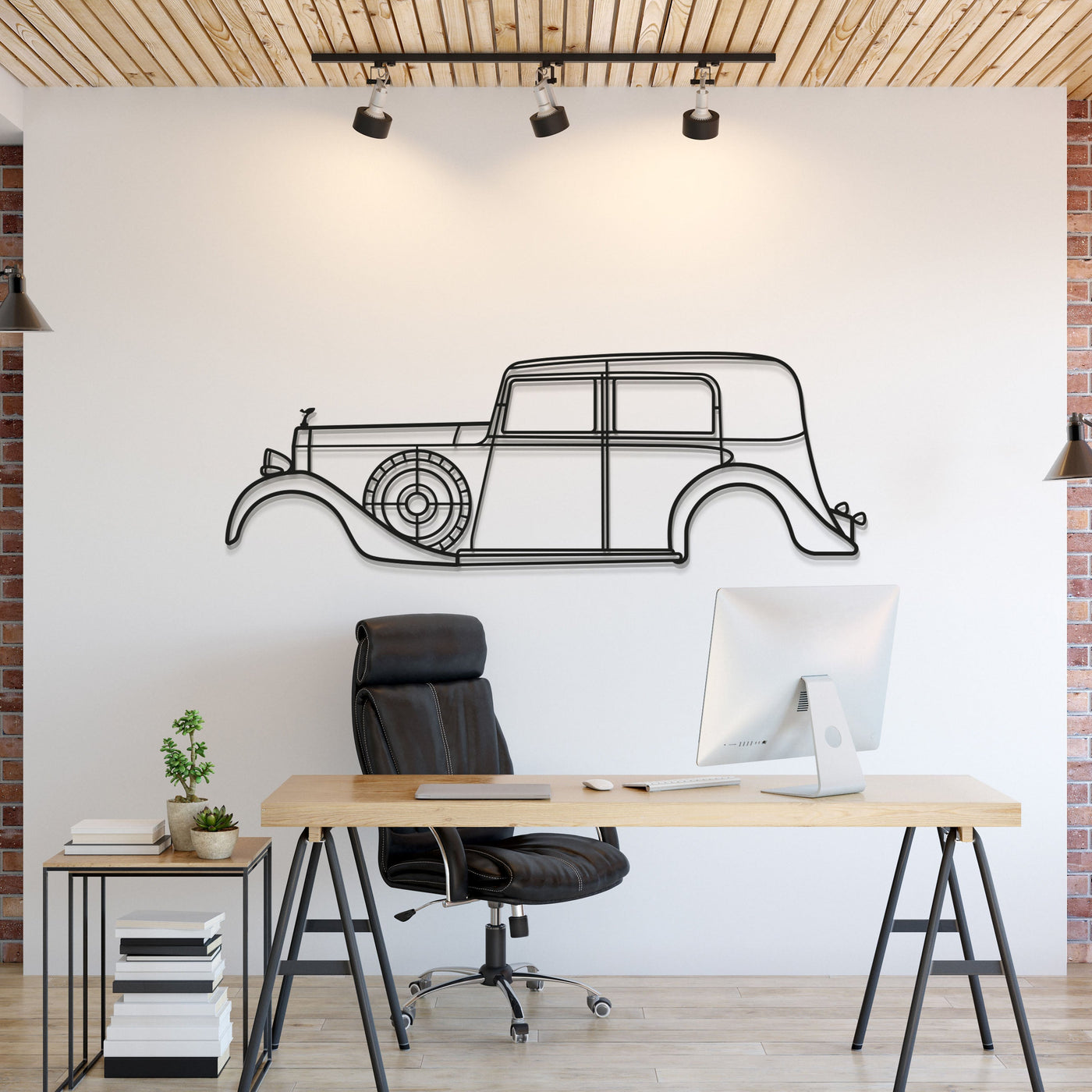 1936 2530 Metal Car Wall Art