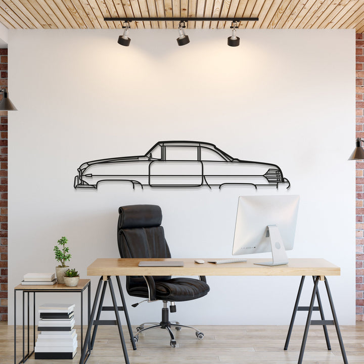 1954 Italia Metal Car Wall Art — precision-cut steel wall art