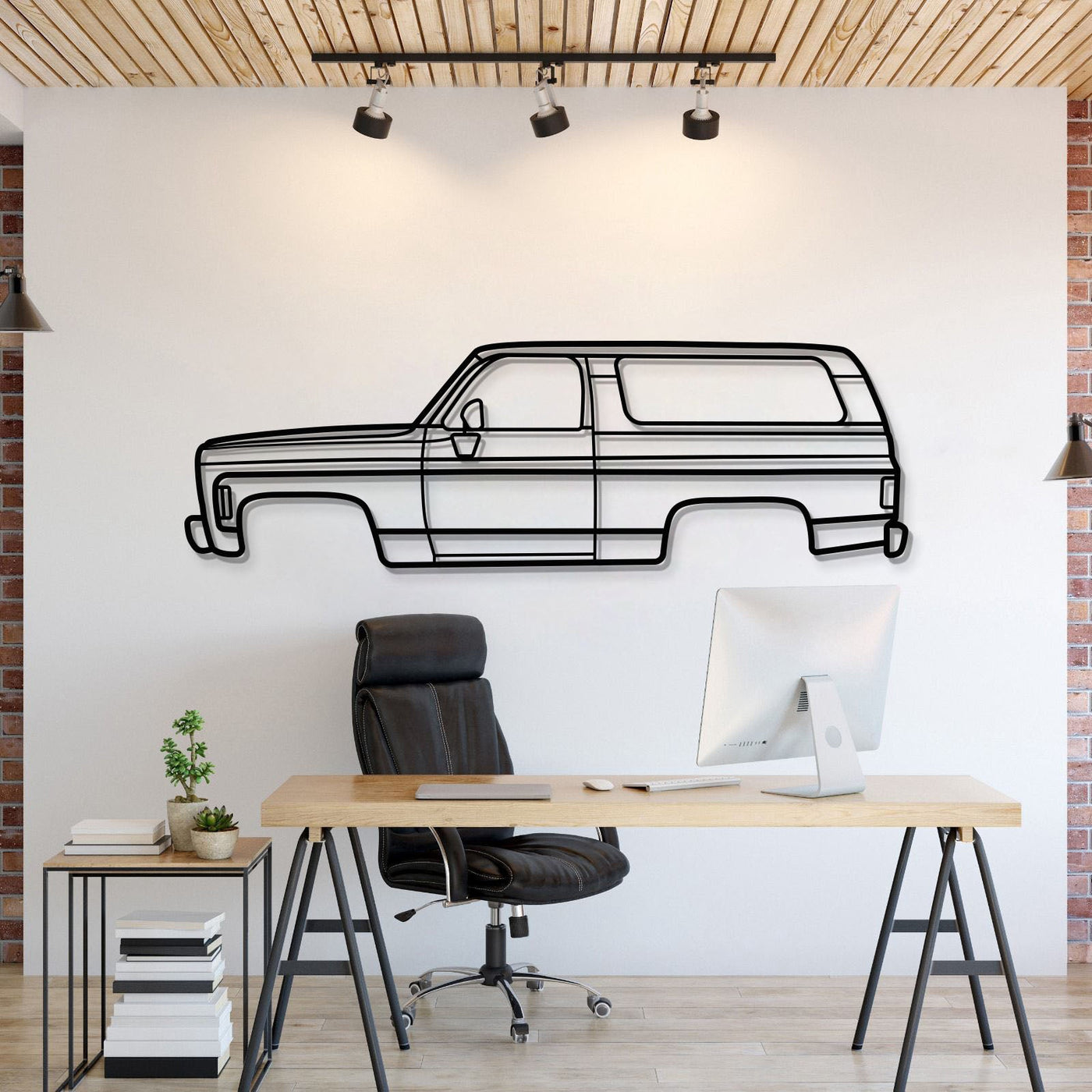 1970 Jimmy Metal Car Wall Art