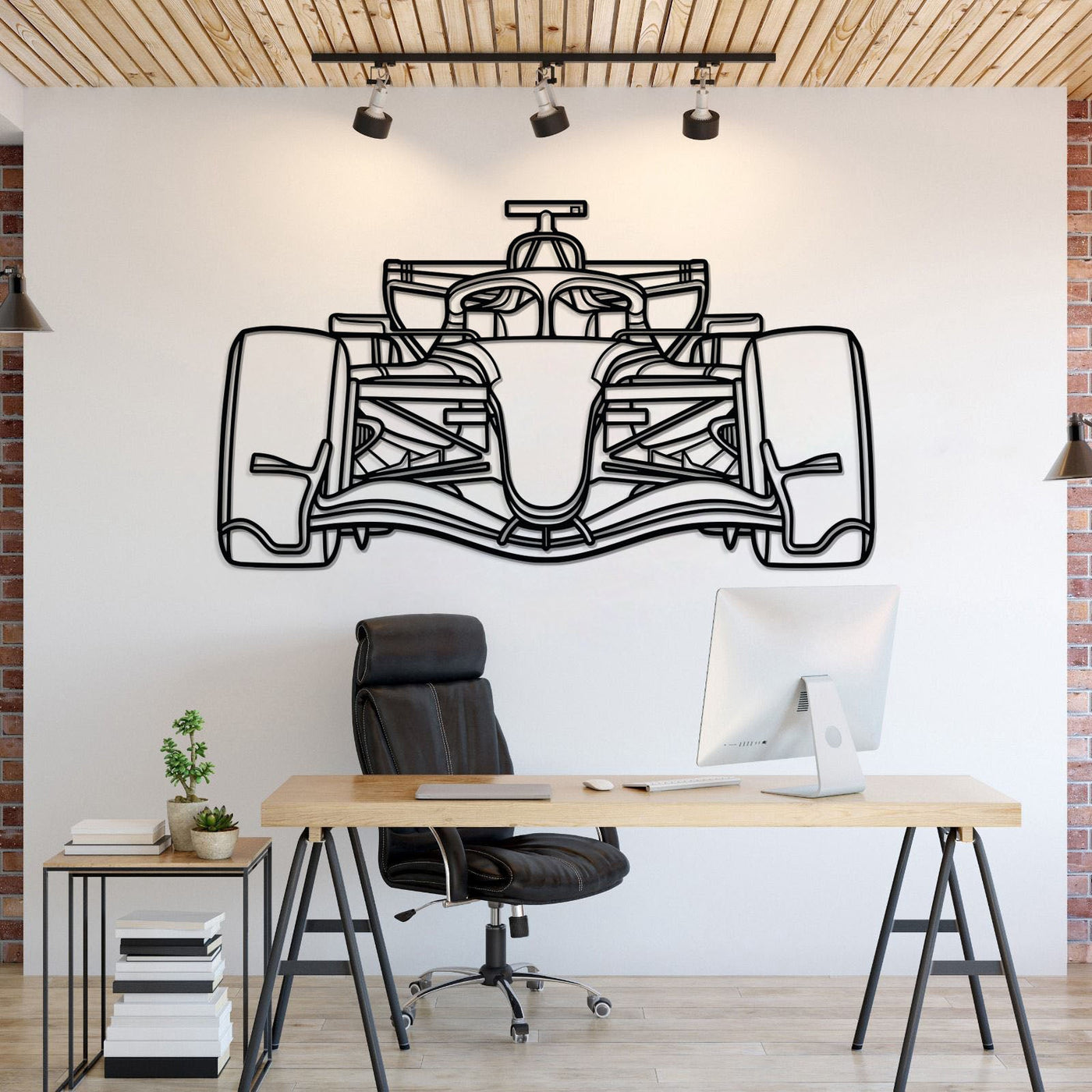 Formula 1 2026 Front View Metal Car Wall Art
