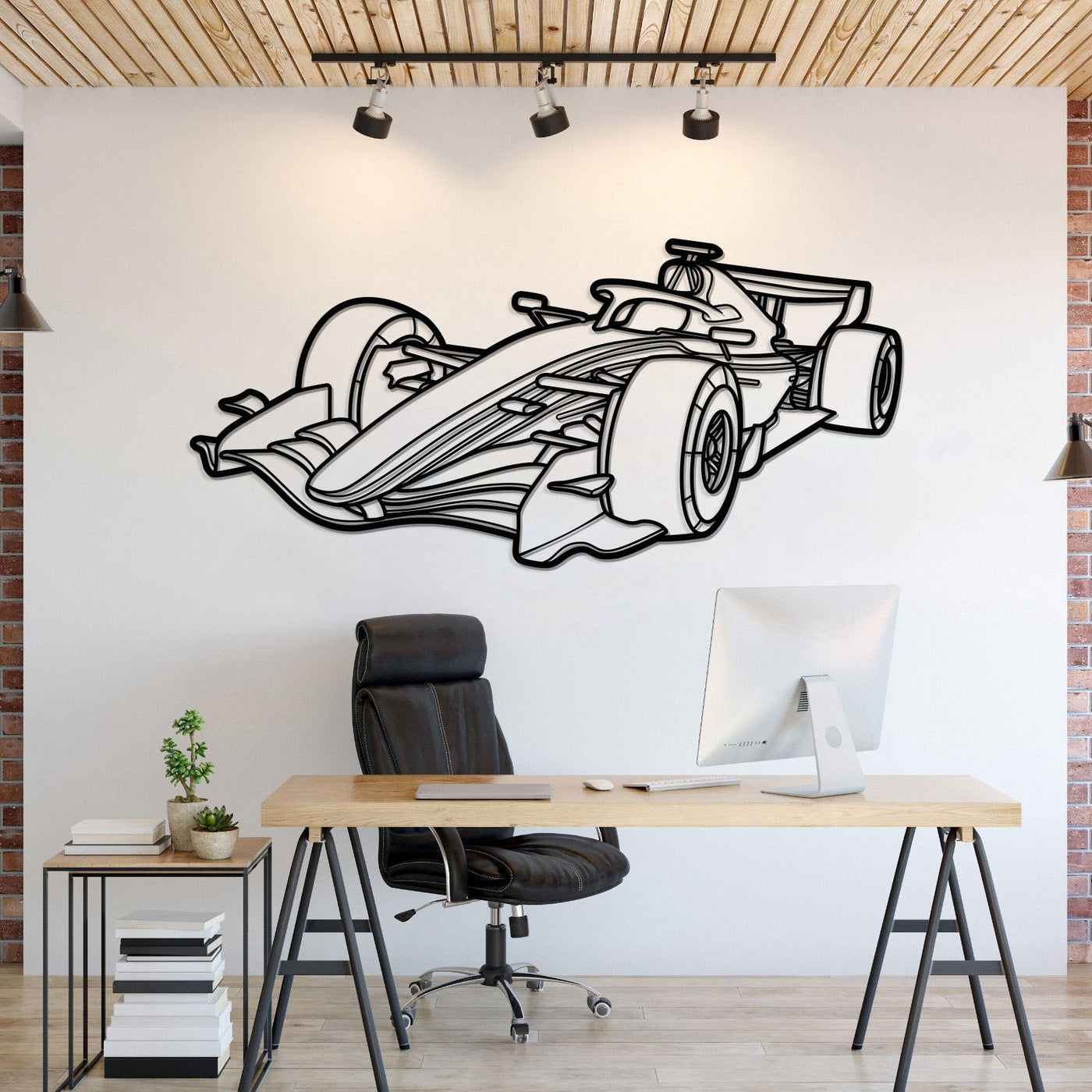 Formula 1 2026 Perspective View Metal Car Wall Art