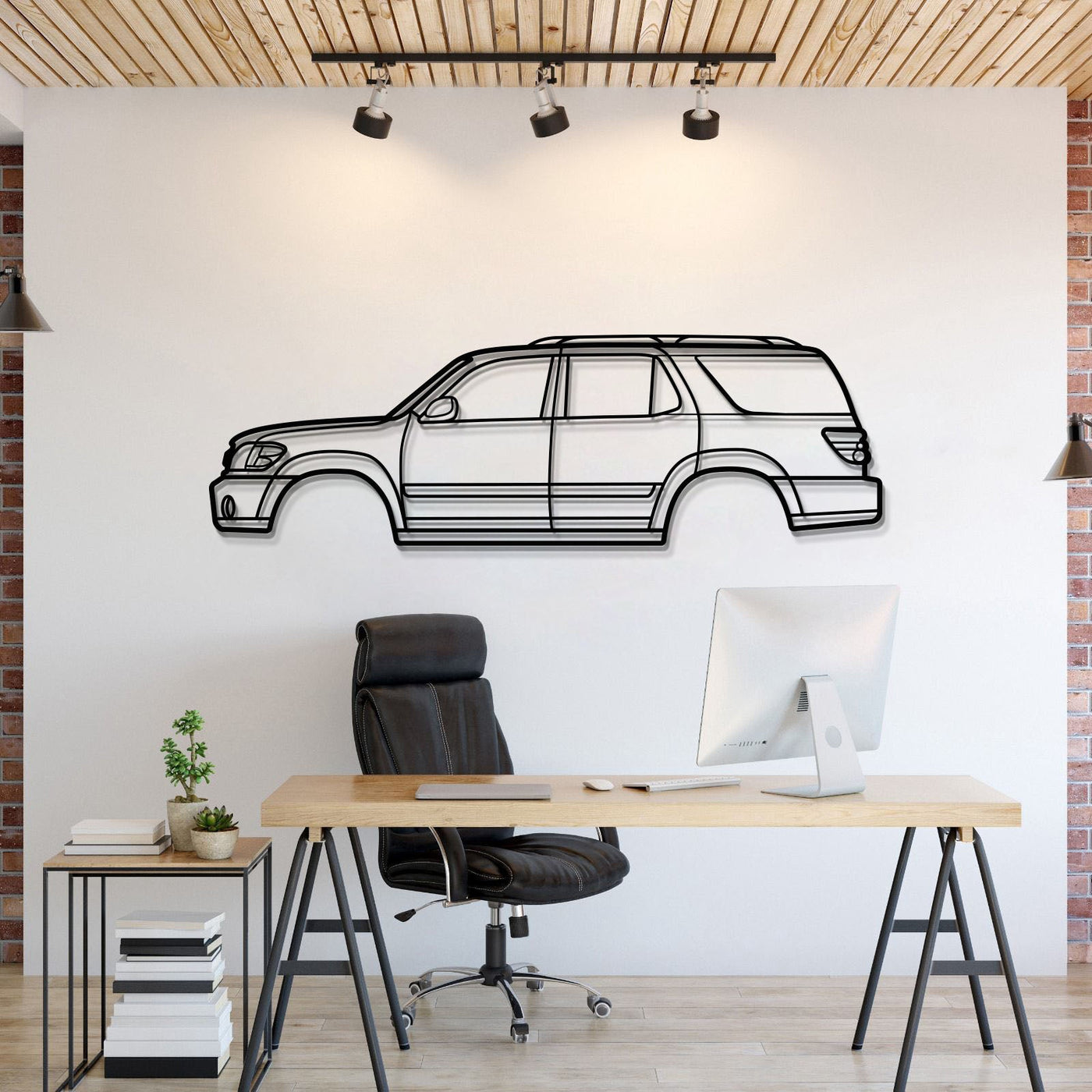 2001 Sequoia 1st Gen (XK30) Metal Car Wall Art