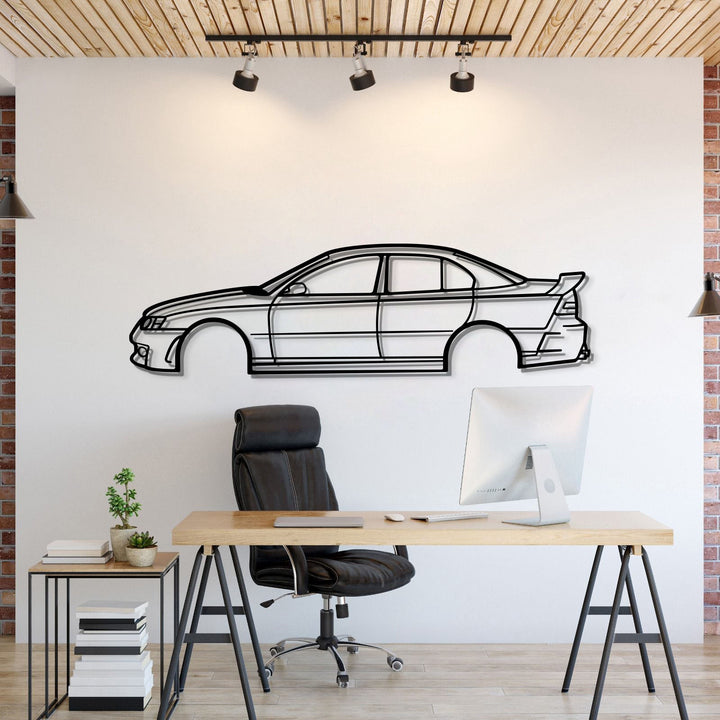 2003 Clupsport Metal Car Wall Art — precision-cut steel wall art