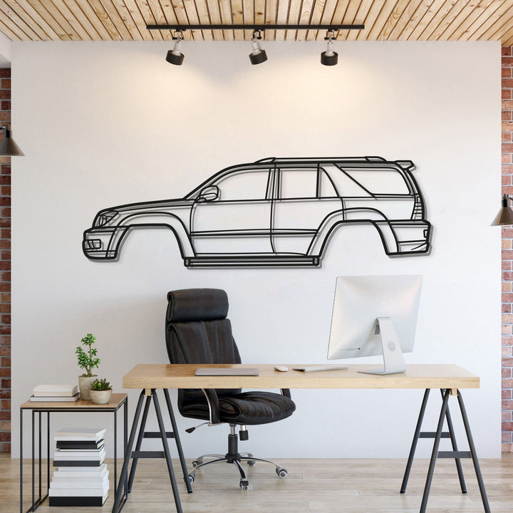 2003 4Runner 4th Gen (N210) Metal Car Wall Art — precision-cut steel wall art