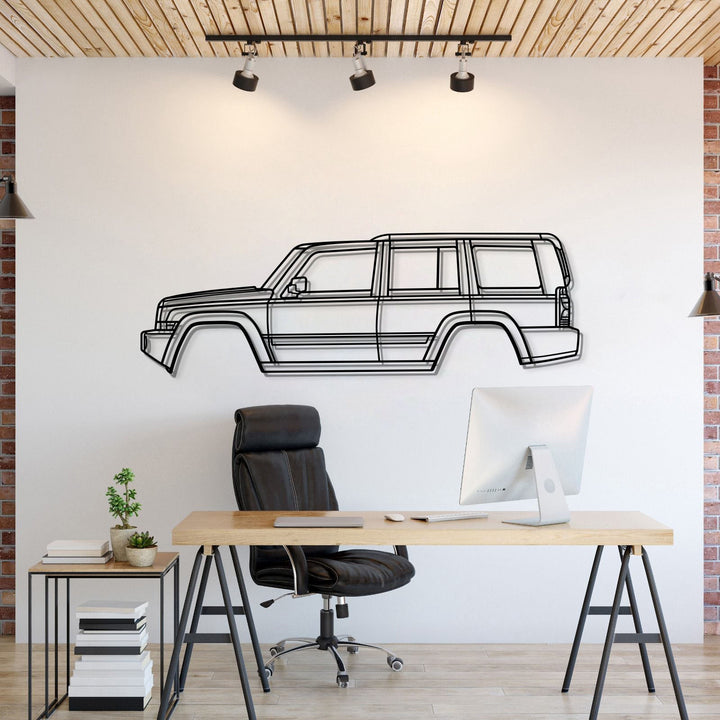 2006 Commander XK (1st Gen) Metal Car Wall Art — precision-cut steel wall art