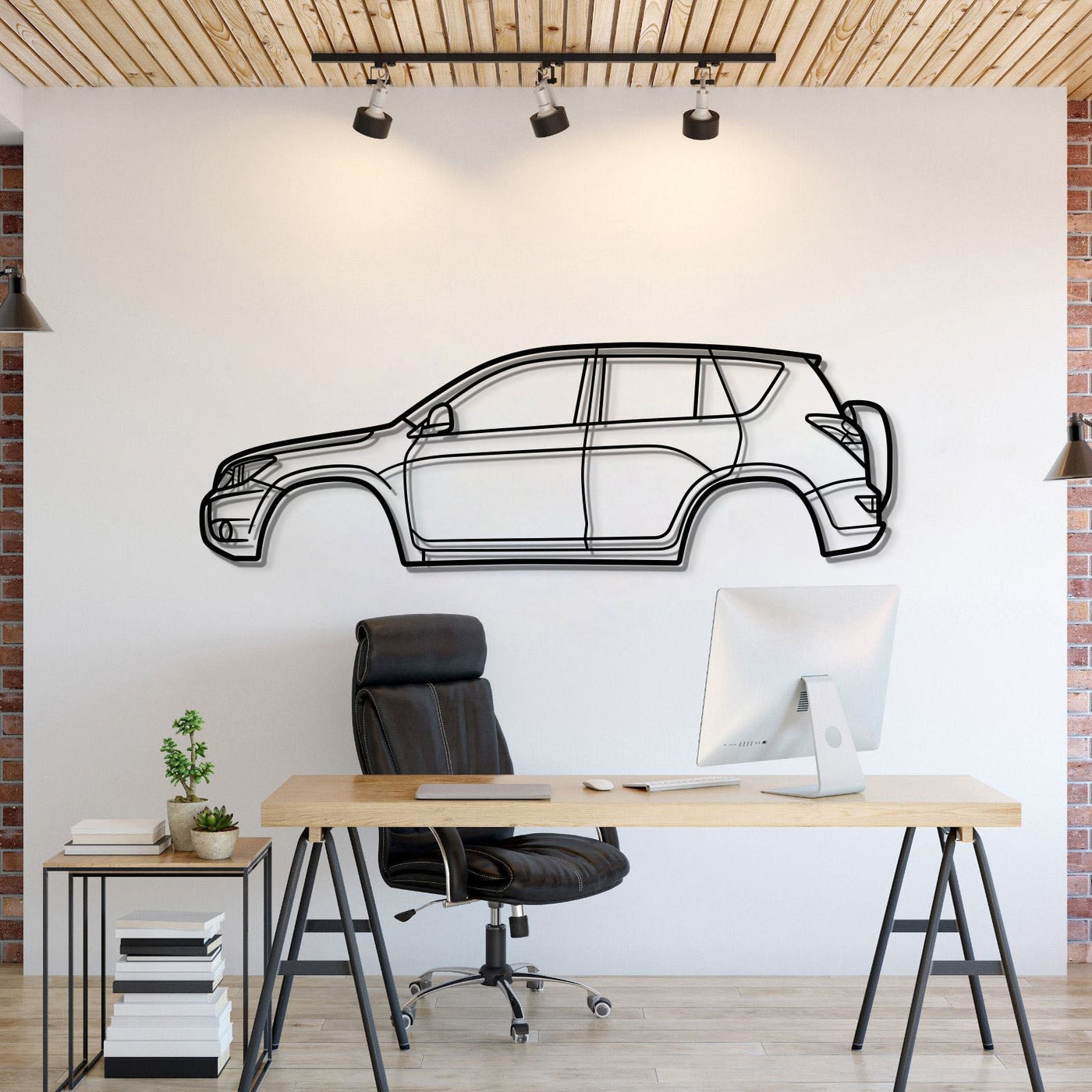 2006 Rav4 3rd Gen (XA30) Metal Car Wall Art