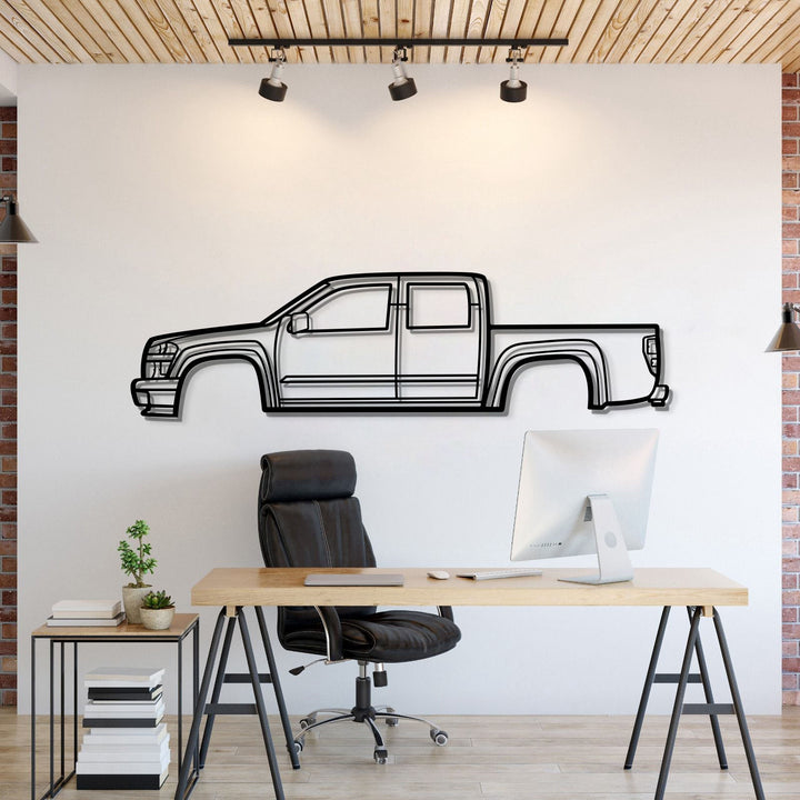 2008 Colorado Metal Car Wall Art — precision-cut steel wall art