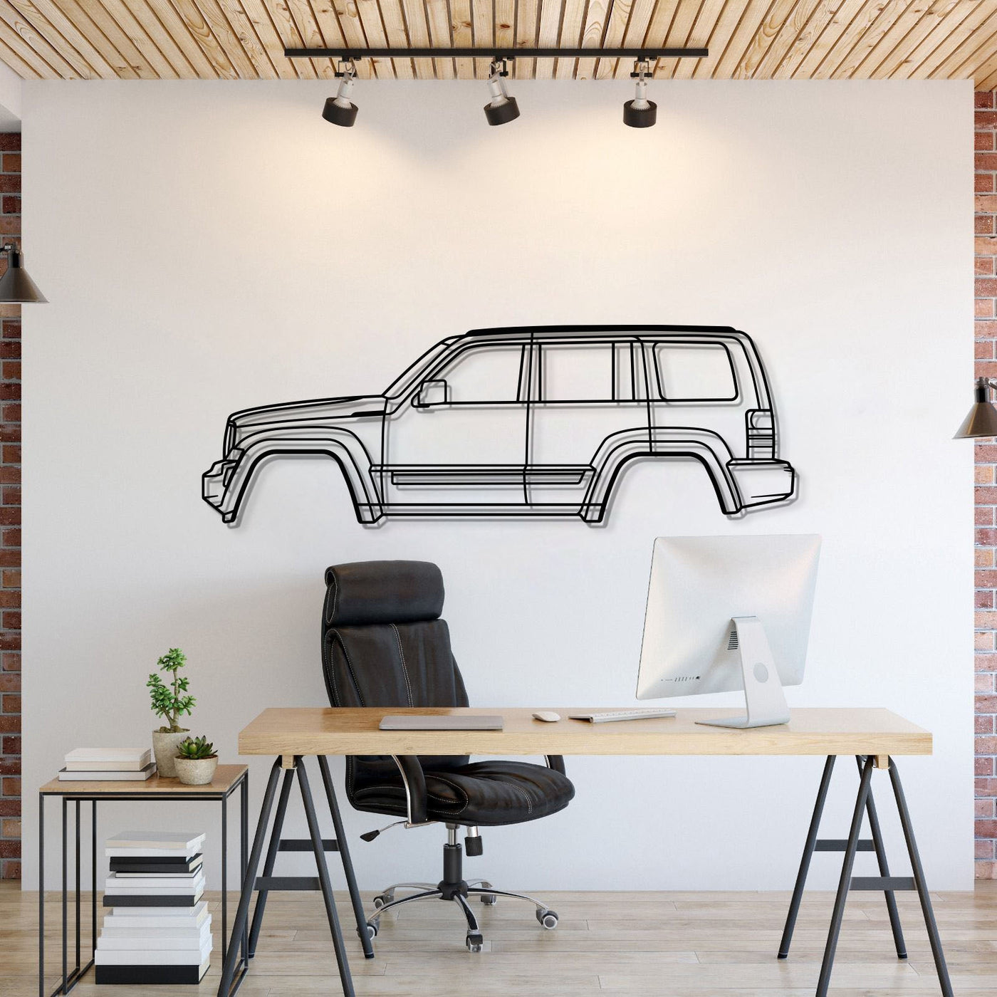 2008 Liberty KK (2nd Gen) Metal Car Wall Art