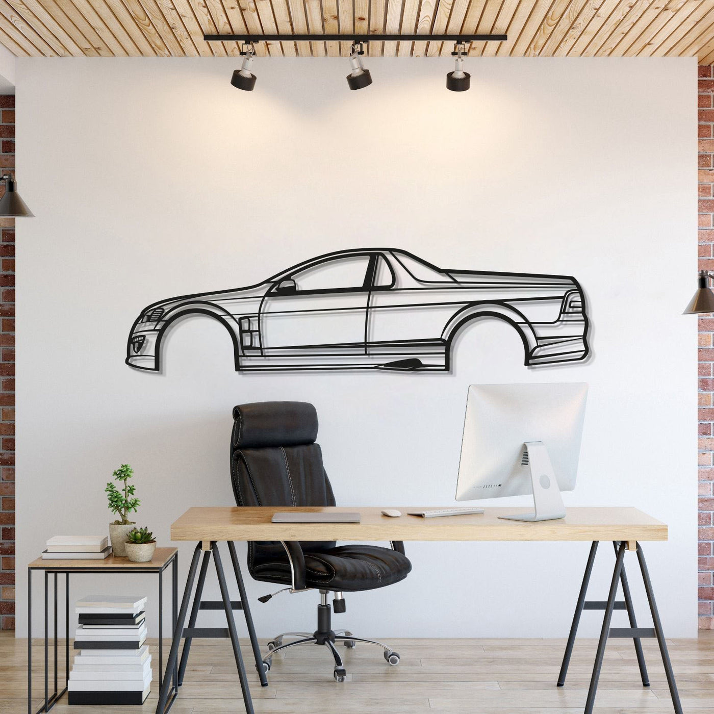2009 HSV Maloo Metal Car Wall Art