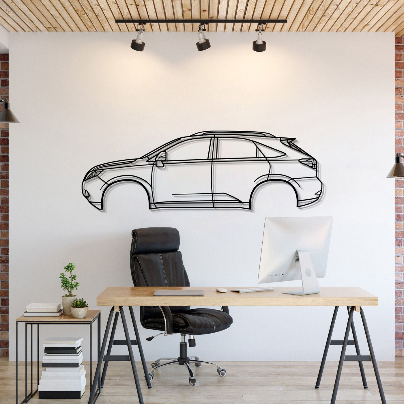 2010 RX 3rd Gen Metal Car Wall Art