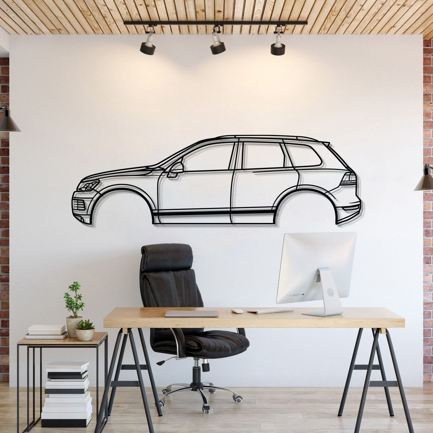 2011 Touareg 2nd Gen (7P) Metal Car Wall Art