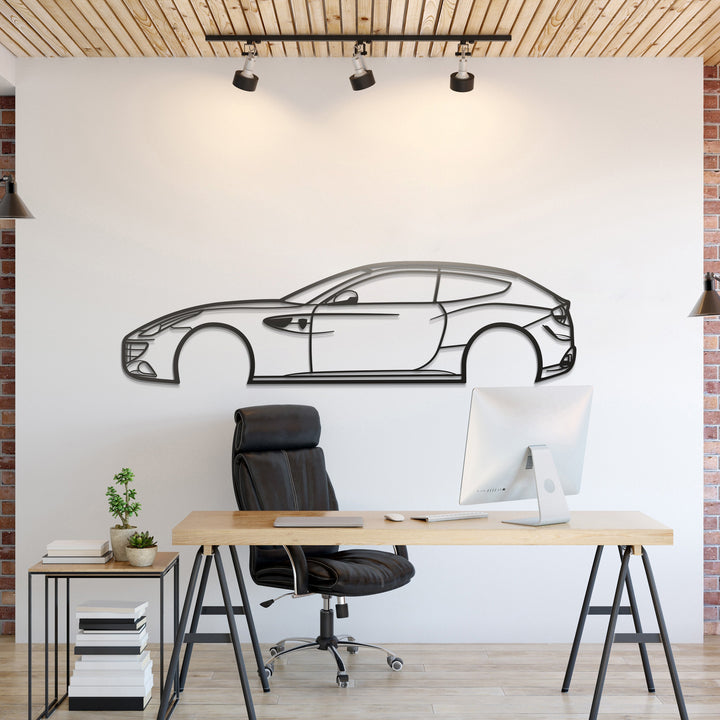 2012 FF Metal Car Wall Art — precision-cut steel wall art