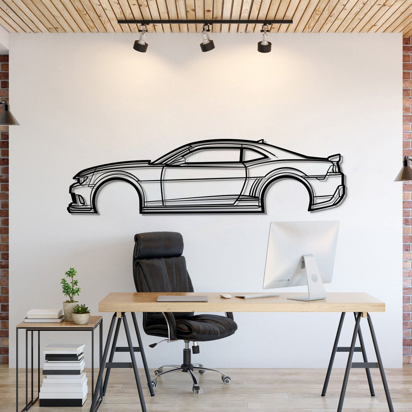 2014 Camaro Z28 Metal Car Wall Art