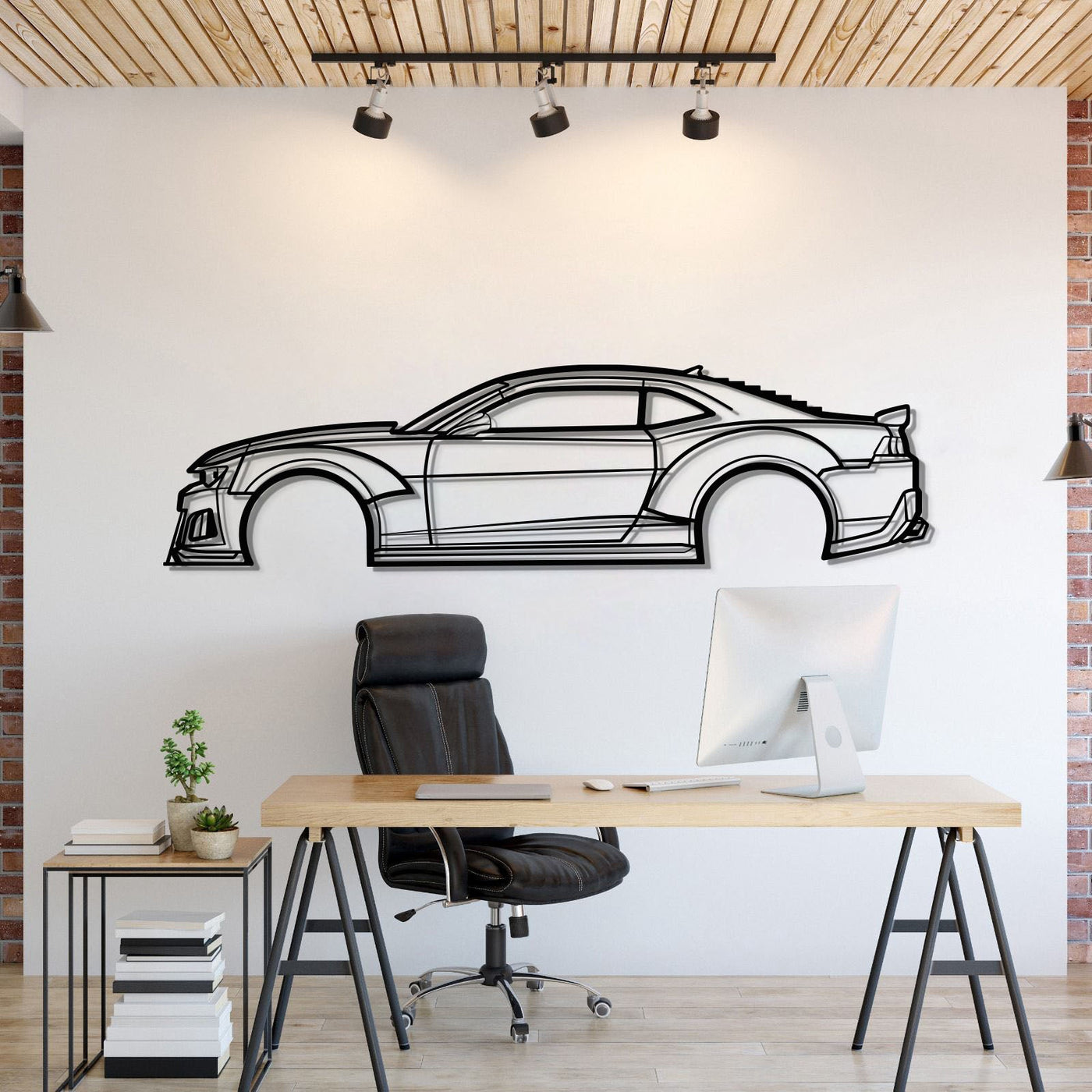 2014 Camaro Z28 Widebody Metal Car Wall Art