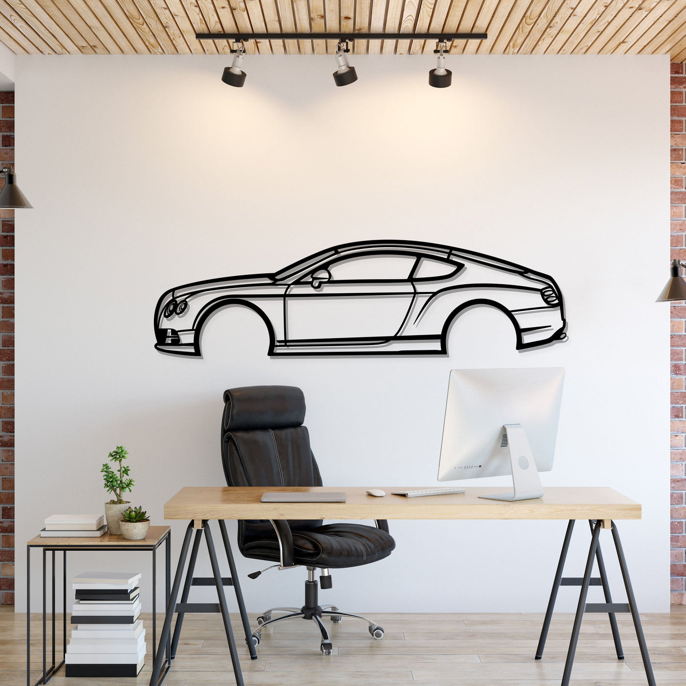 2015 Continental Metal Car Wall Art
