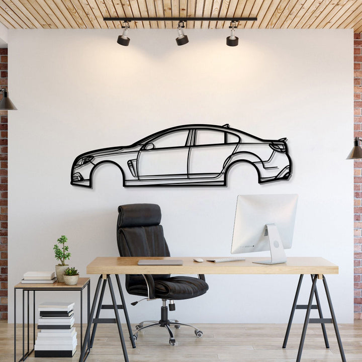 2015 SS Metal Car Wall Art — precision-cut steel wall art