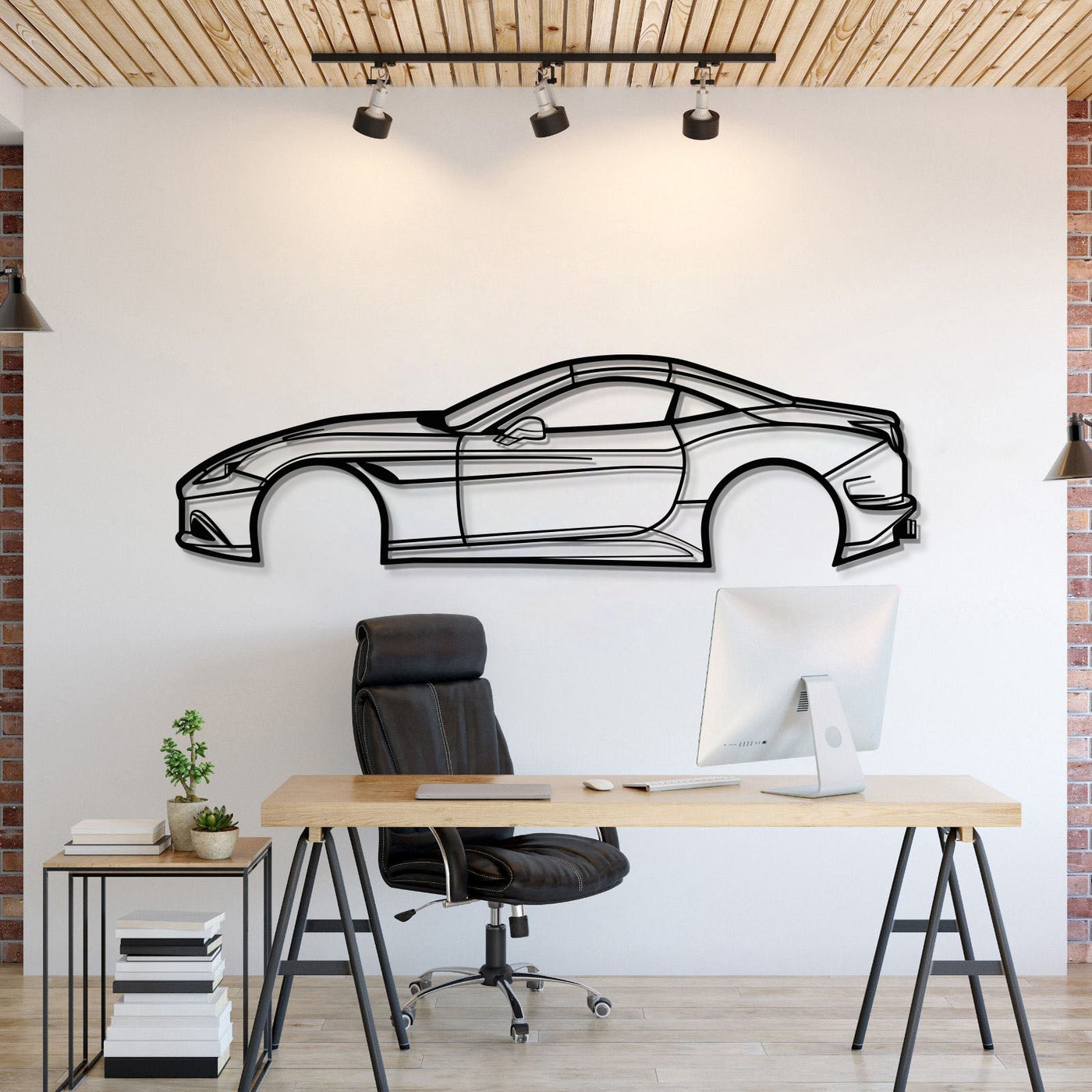 2015 California Metal Car Wall Art
