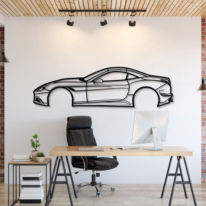 2015 California Metal Car Wall Art — precision-cut steel wall art
