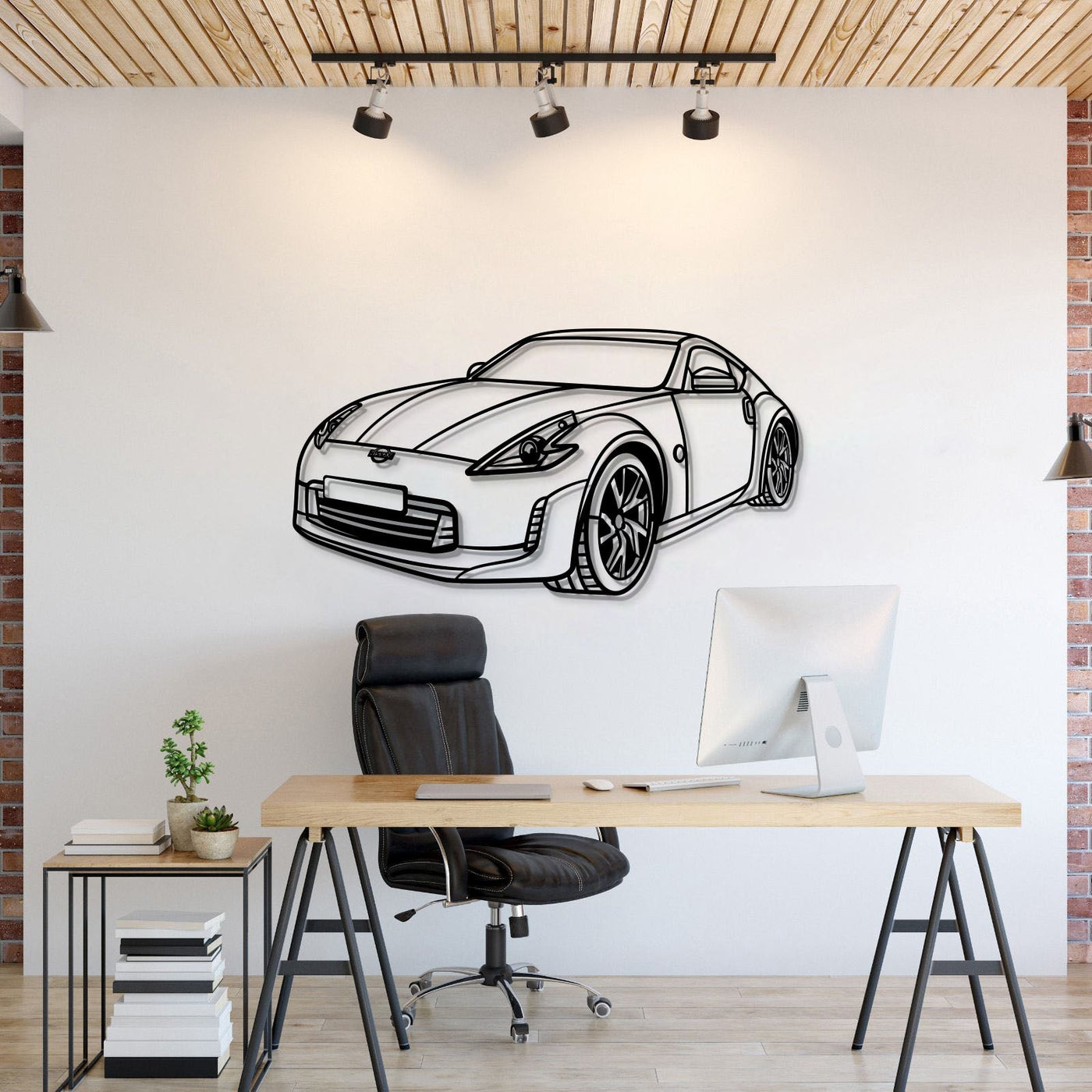 2015 370z Perspective Metal Car Wall Art