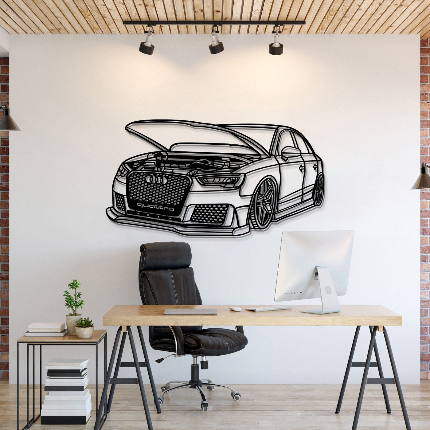 2016 S3 Perspective Metal Car Wall Art