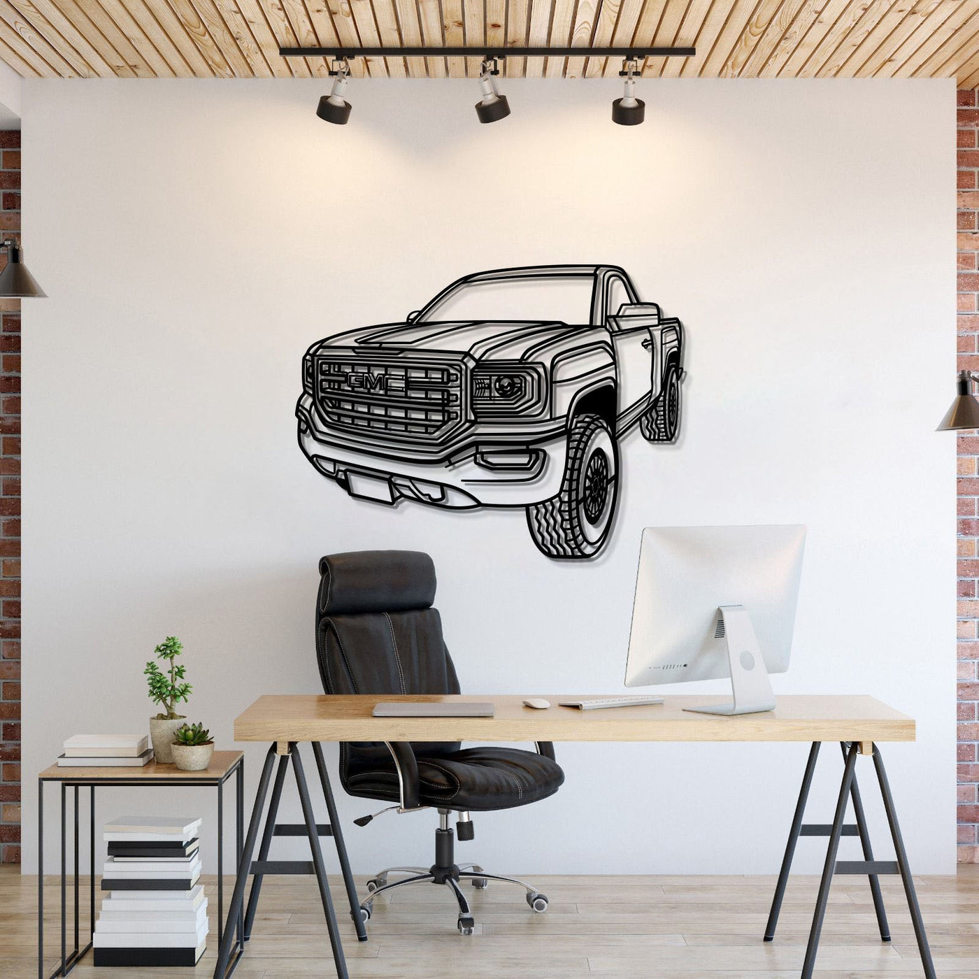 2016 Sierra Perspective Metal Car Wall Art