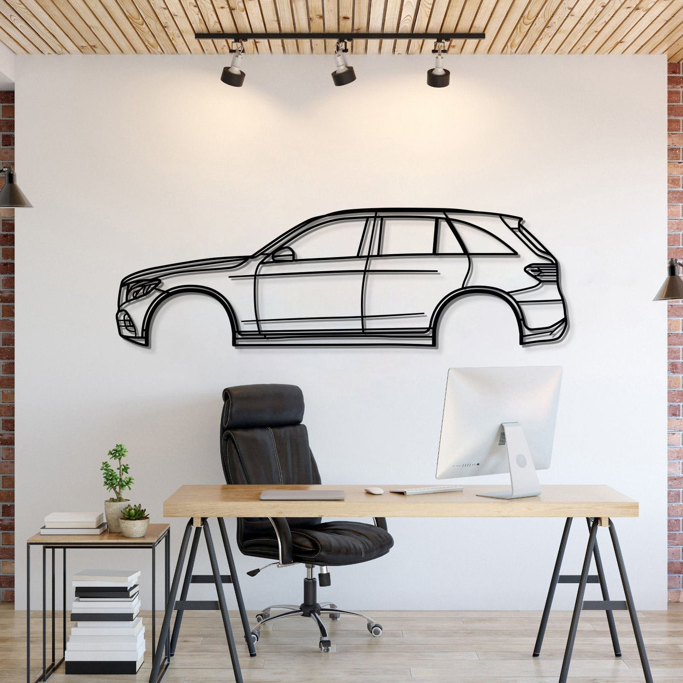 2016 GLC-Class  SUV X253 (1st Gen) Metal Car Wall Art