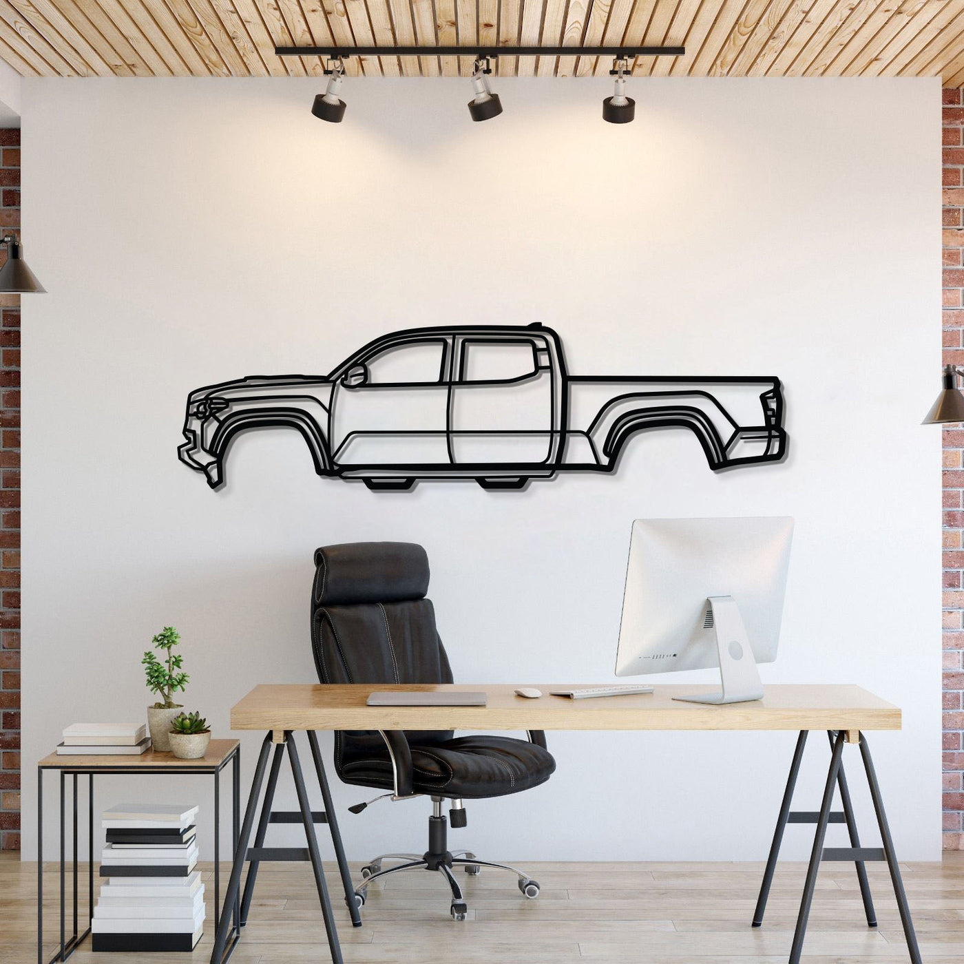 2016 Tacoma 3rd Gen Metal Car Wall Art