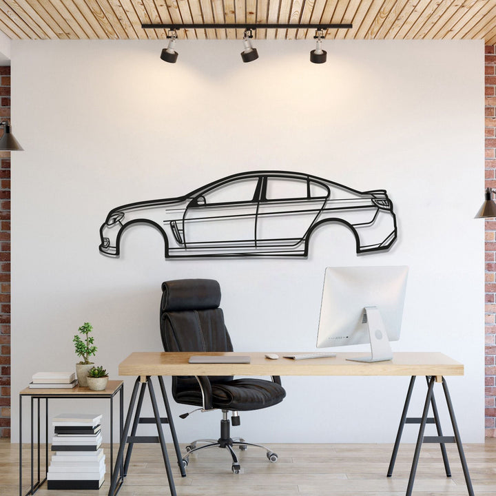 2017 Commodore SSV Metal Car Wall Art — precision-cut steel wall art