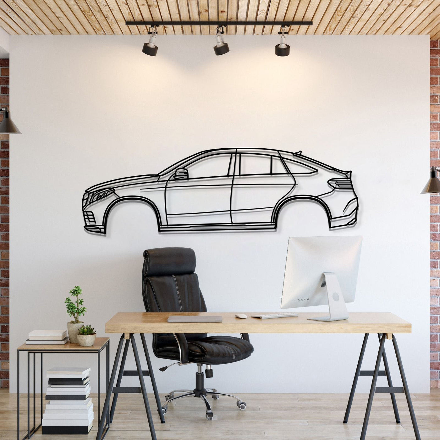 2017 GLC-Class Coupe C253 (1st Gen) Metal Car Wall Art