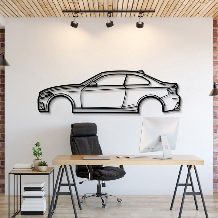 2018 M240i Metal Car Wall Art — precision-cut steel wall art