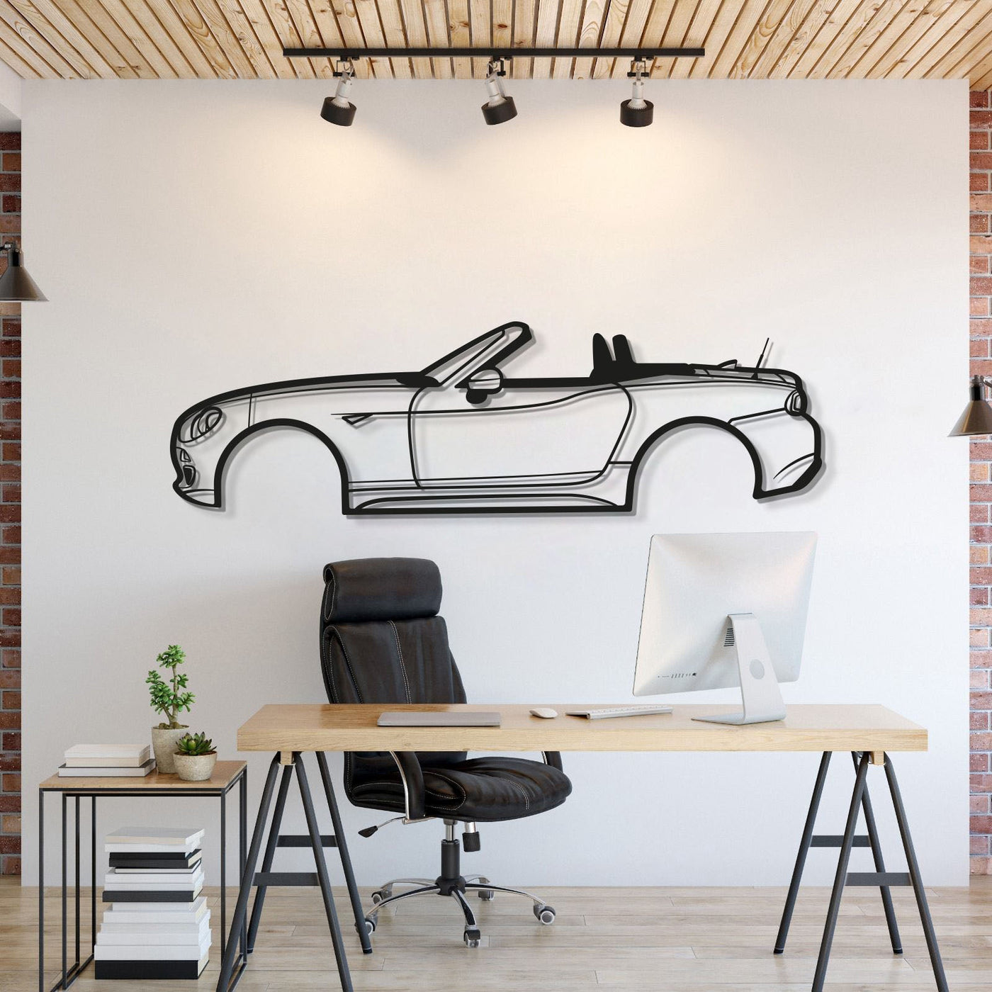 2018 124 Spider Metal Car Wall Art