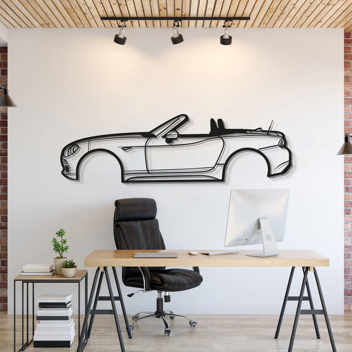 2018 124 Spider Metal Car Wall Art — precision-cut steel wall art