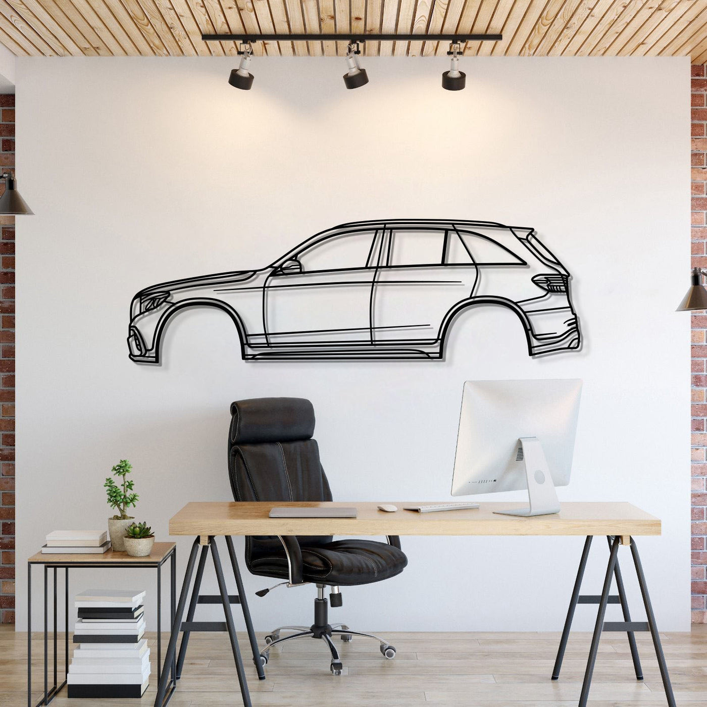 2018 AMG GLC 63 SUV X253 (1st Gen) Metal Car Wall Art