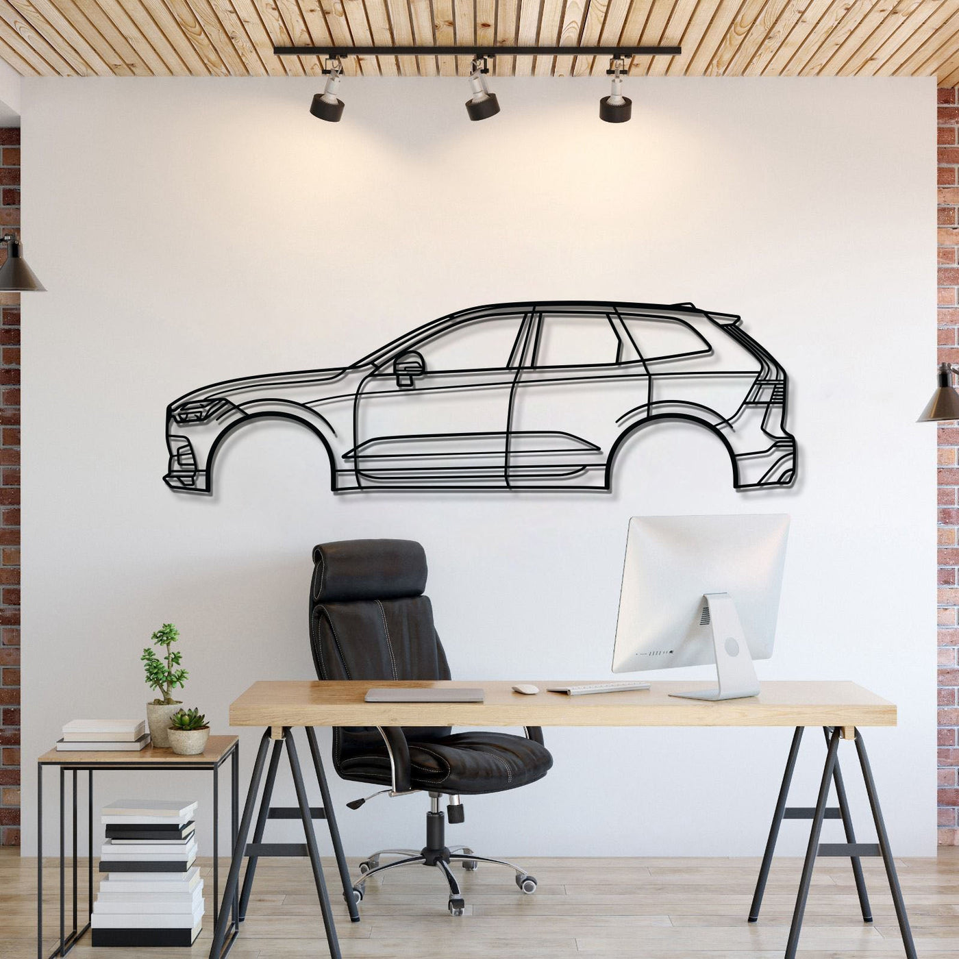 2018 XC60 2nd Gen Metal Car Wall Art