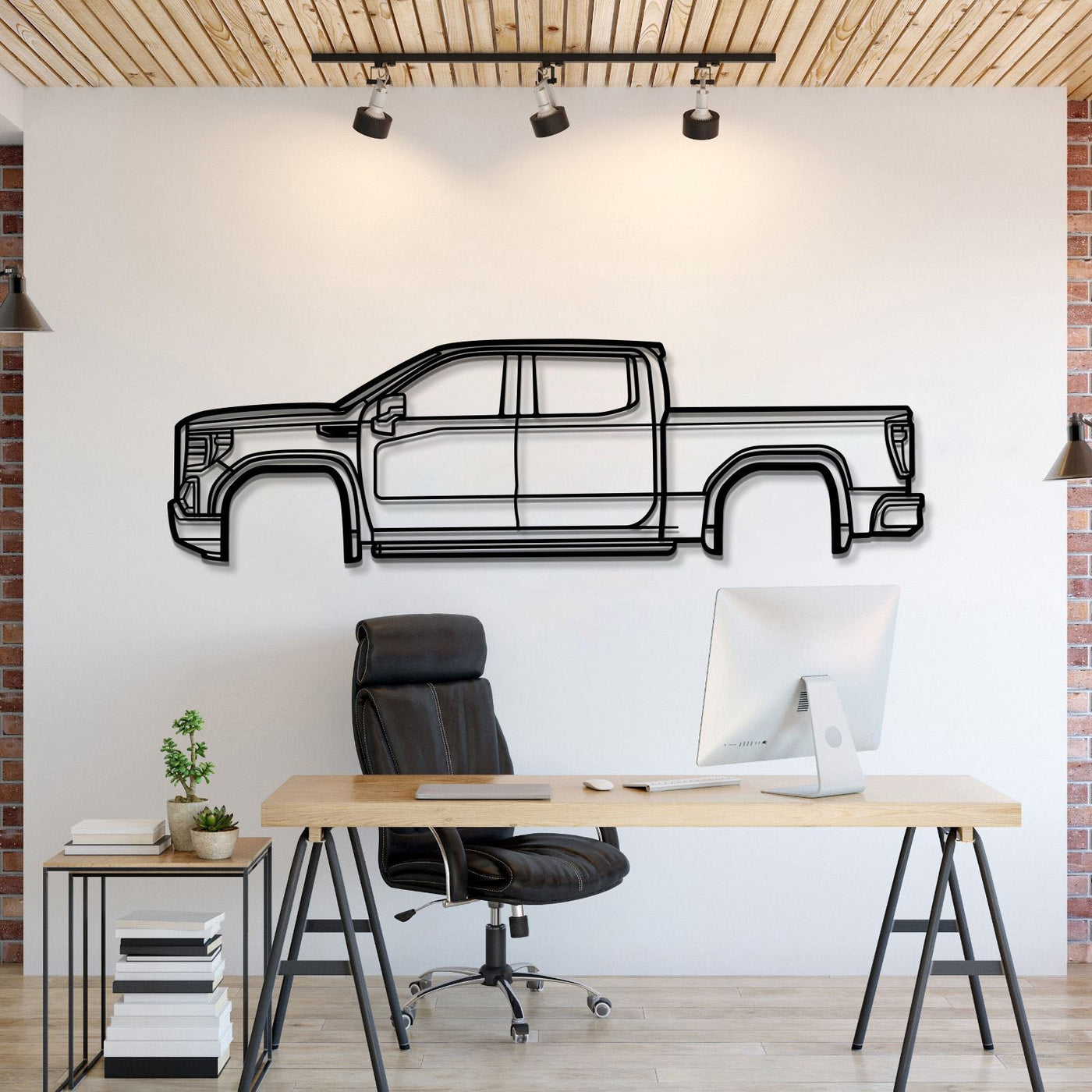 2019 Denali Sierra Metal Car Wall Art