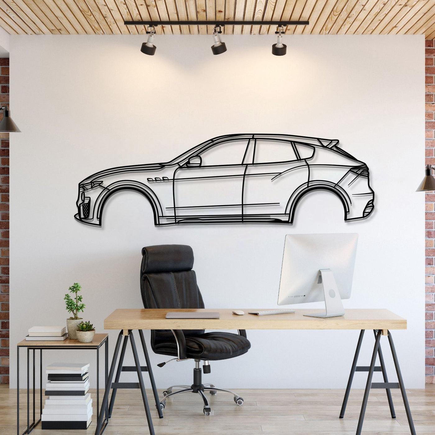 2019 Levante Trofeo 1st Gen Metal Car Wall Art