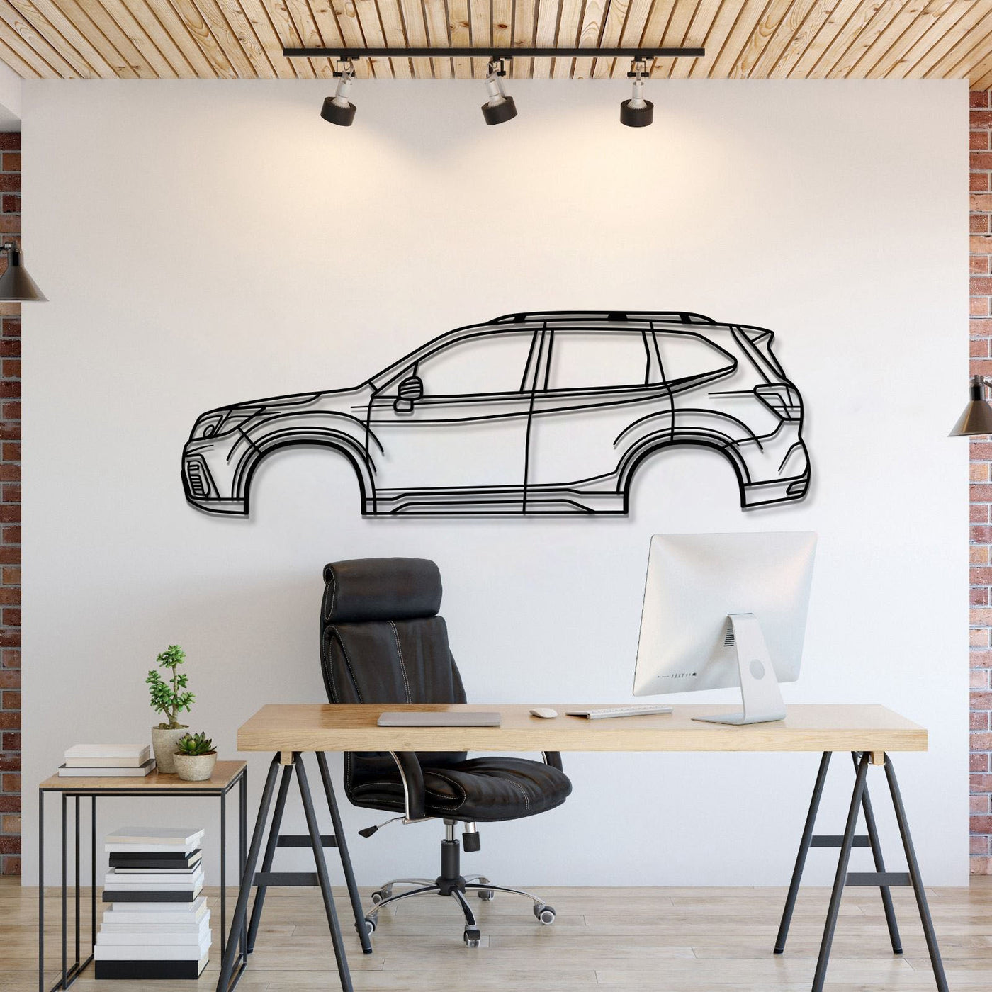 2019 Forester 5th Gen Metal Car Wall Art