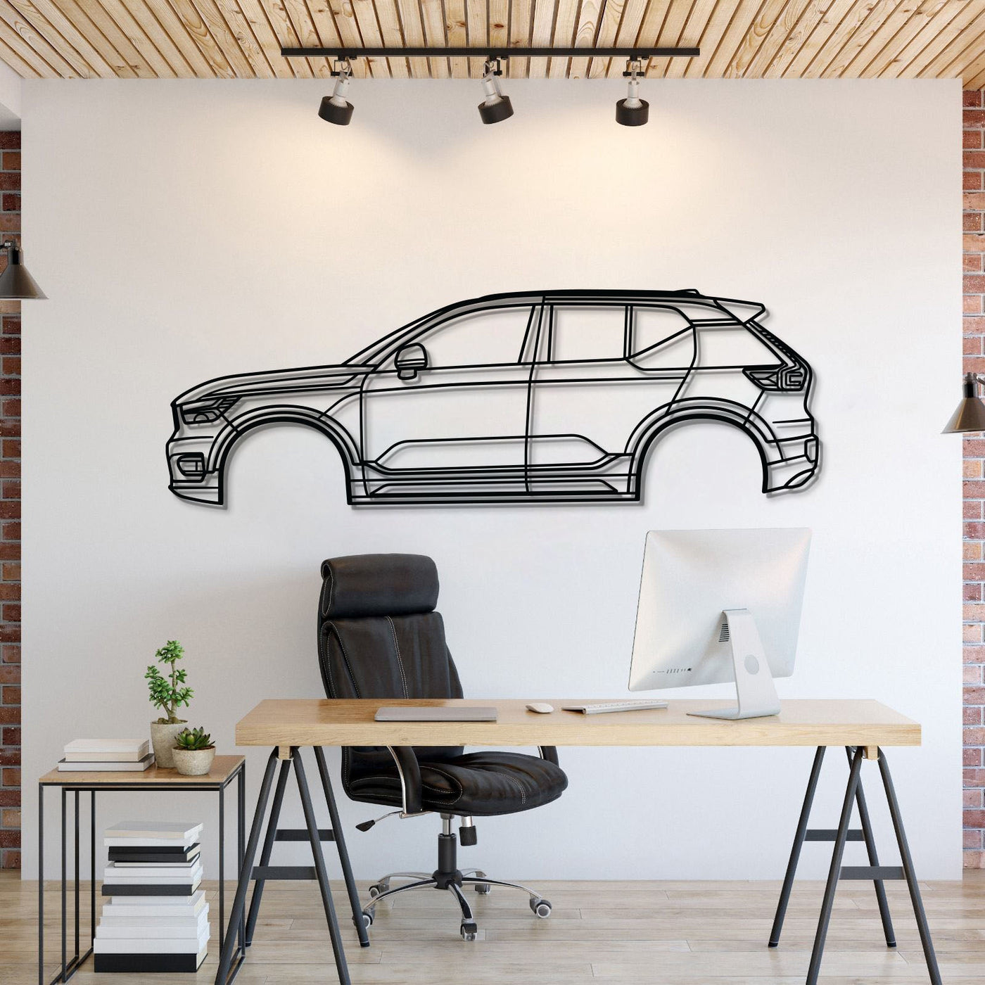 2019 XC40 1st Gen Metal Car Wall Art