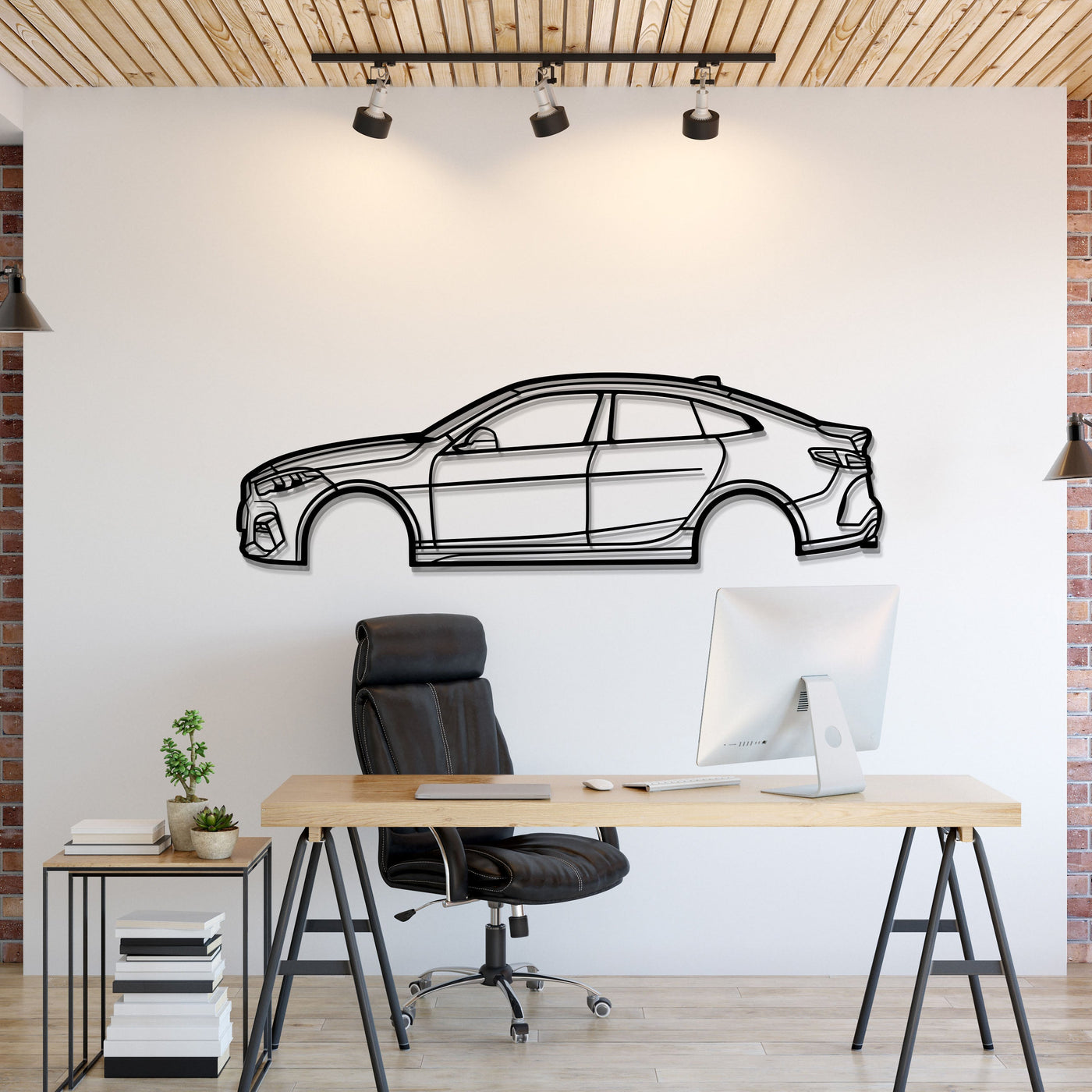 2020 2 SERIE F44 Metal Car Wall Art