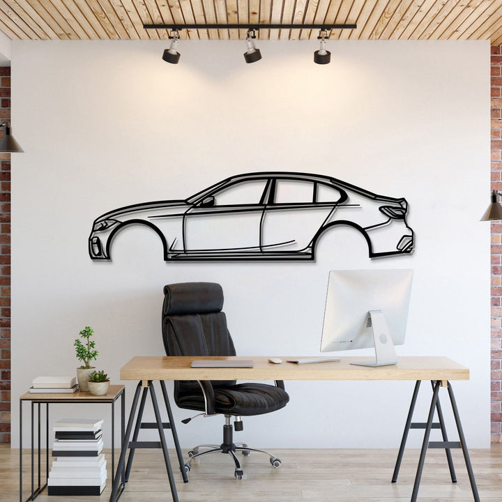 2020 M340i Metal Car Wall Art — precision-cut steel wall art