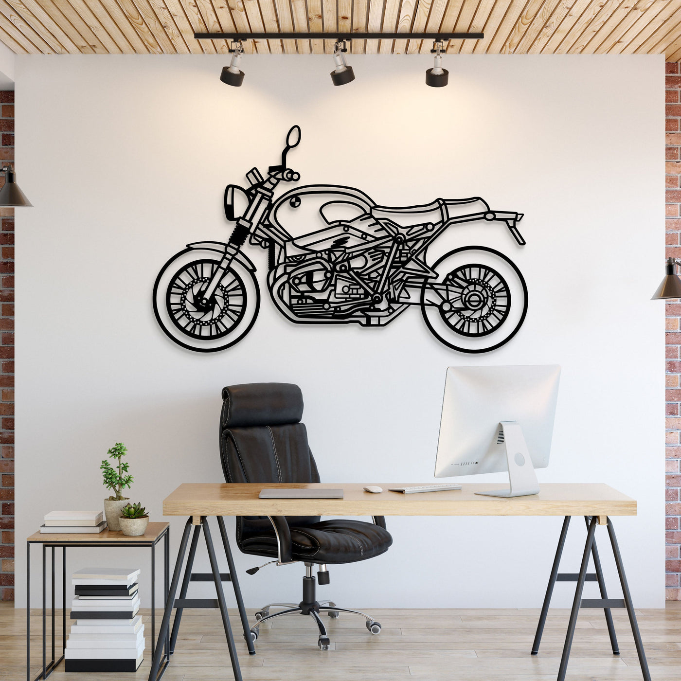2020 R Nine T Metal Motorcycle Wall Art