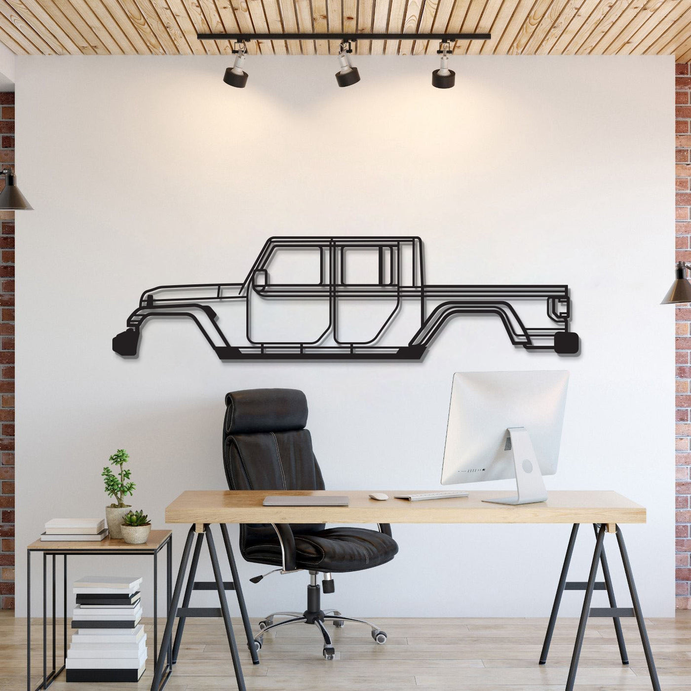 2020 Gladiator JT Metal Car Wall Art