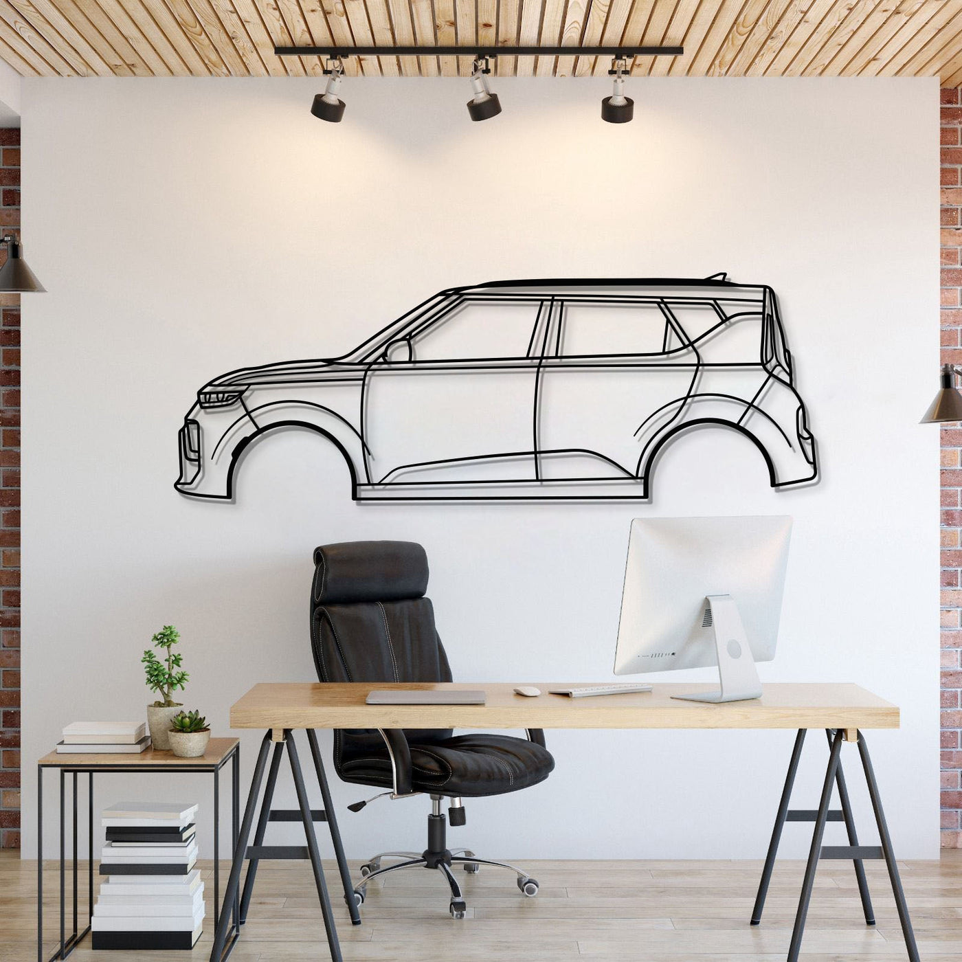 2020 Soul 3rd Gen Metal Car Wall Art