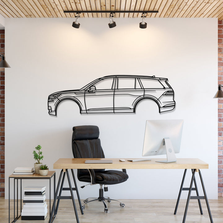 2020 Aviator 2nd Gen Metal Car Wall Art — precision-cut steel wall art