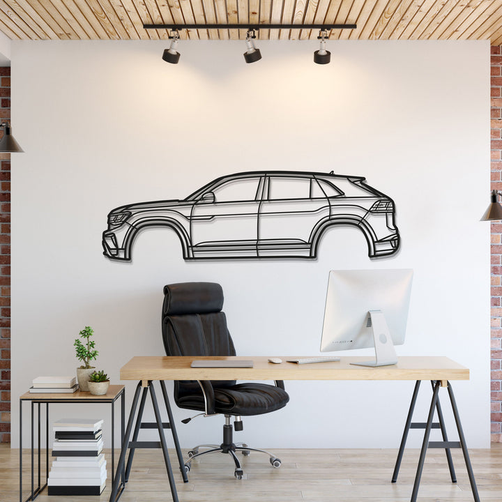2020 Atlas Cross Sport 1st Gen (CA1) Metal Car Wall Art — precision-cut steel wall art