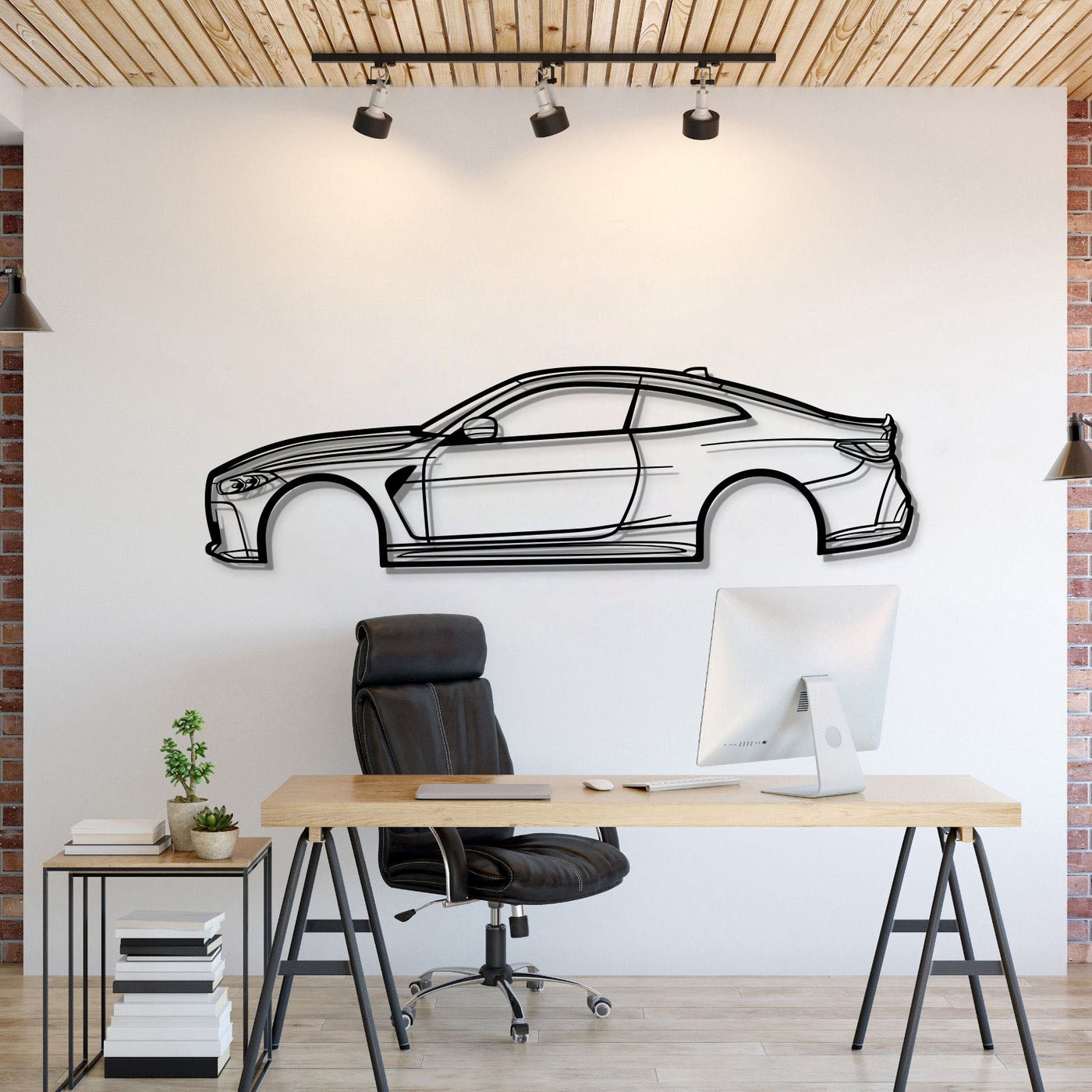 2021 M4 Competition Metal Car Wall Art