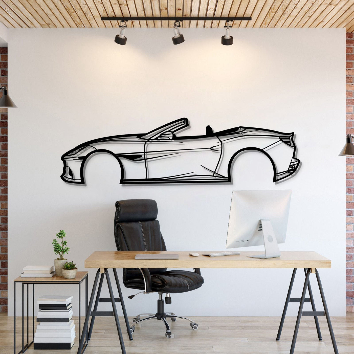 2021 Portofino Metal Car Wall Art