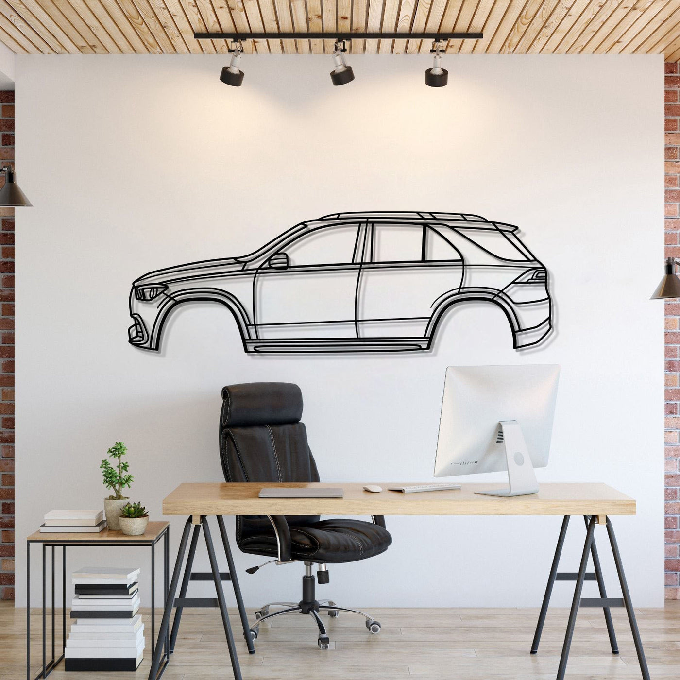 2021 AMG GLE 53 SUV W167 (4th Gen) Metal Car Wall Art