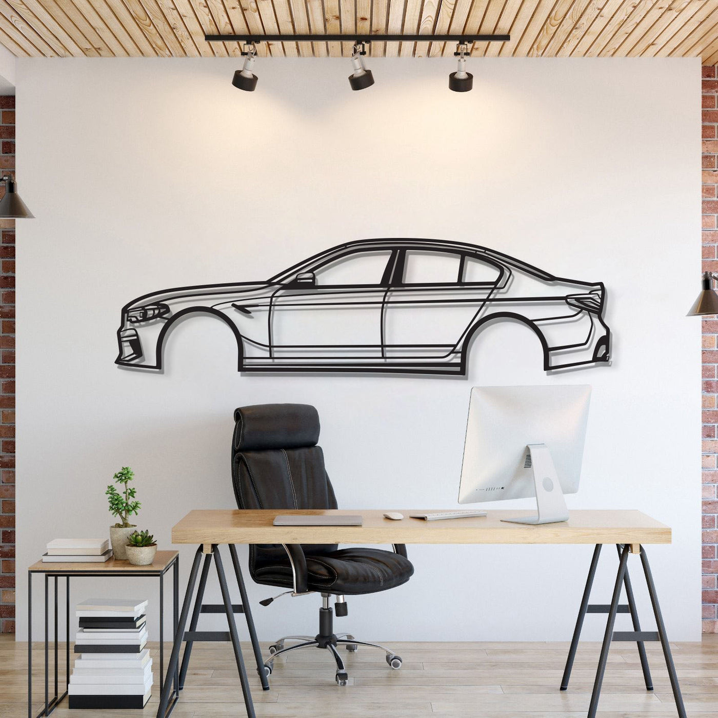 2022 F90 M5 Metal Car Wall Art